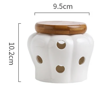 Frasco de Armazenamento de Cerâmica